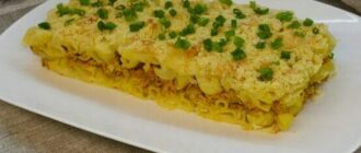 Запеканка из макарон